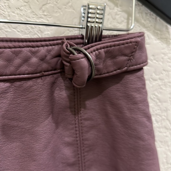 Free People Faux leather skirt in size 2 Host pick - Picture 4 of 12